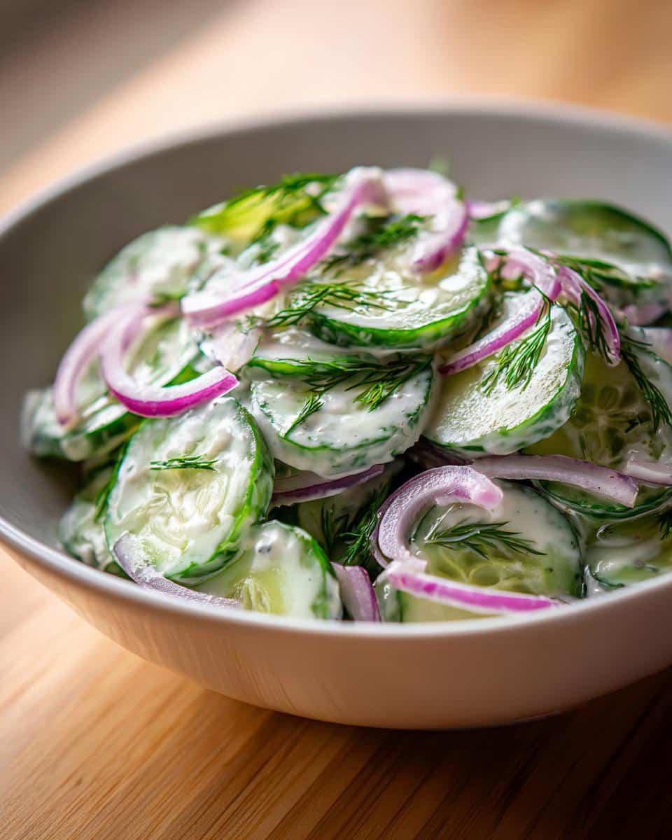 Creamy Cucumber Salad - detail 4
