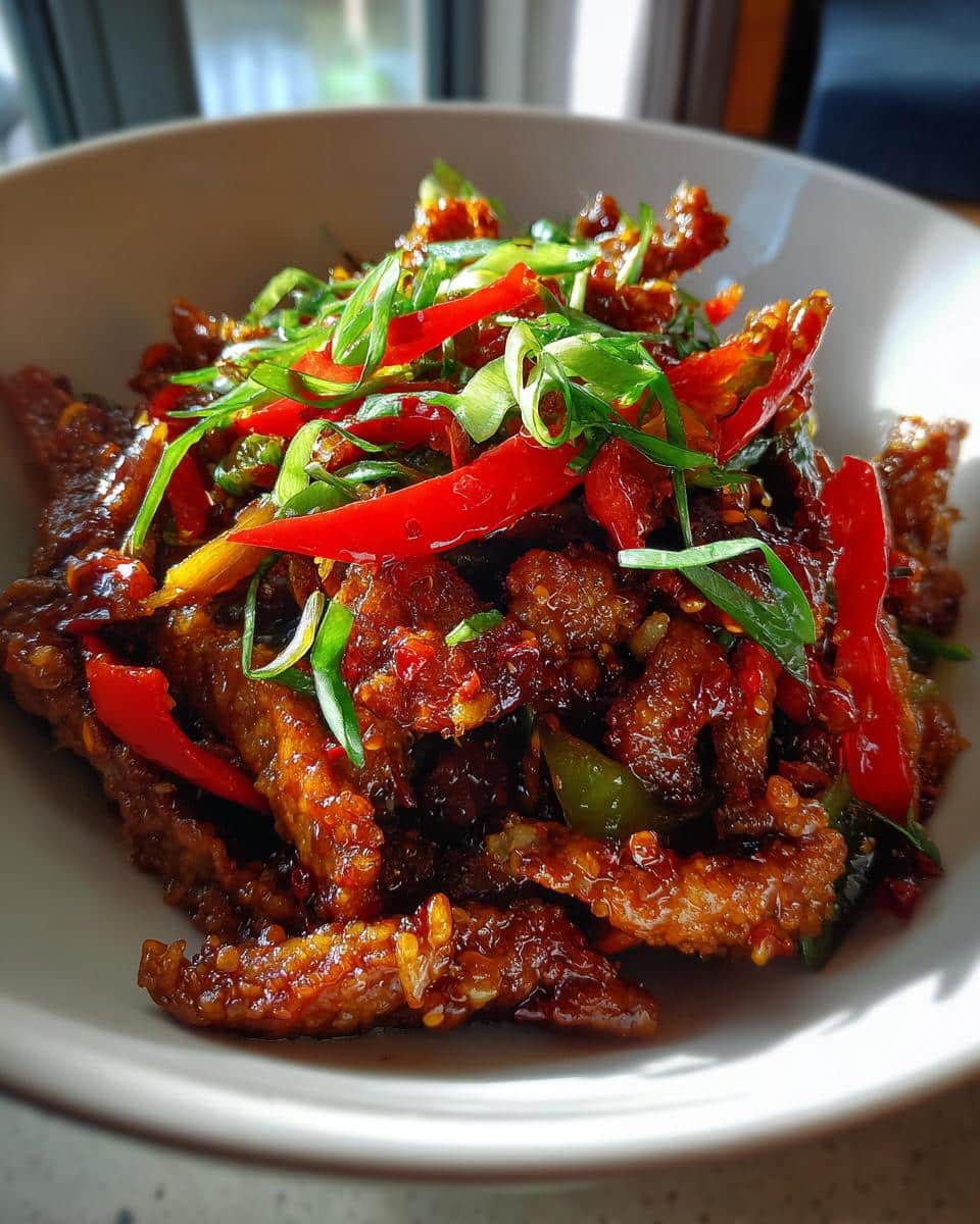Crispy Chilli Beef - detail 1