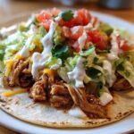 Crockpot Pulled Chicken Tacos