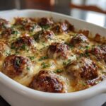 French Onion Meatballs