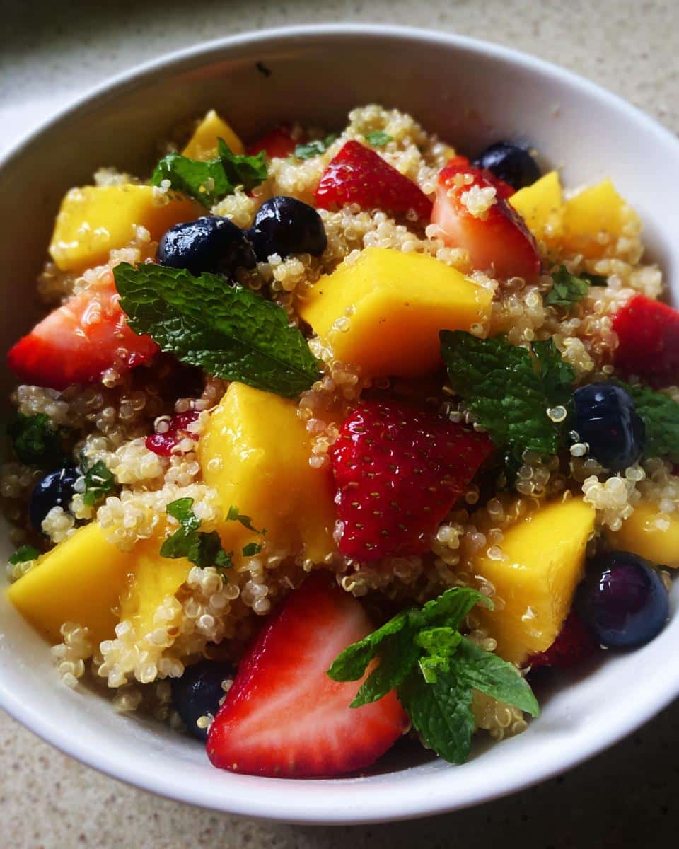 Fruit and Quinoa Salad - detail 1
