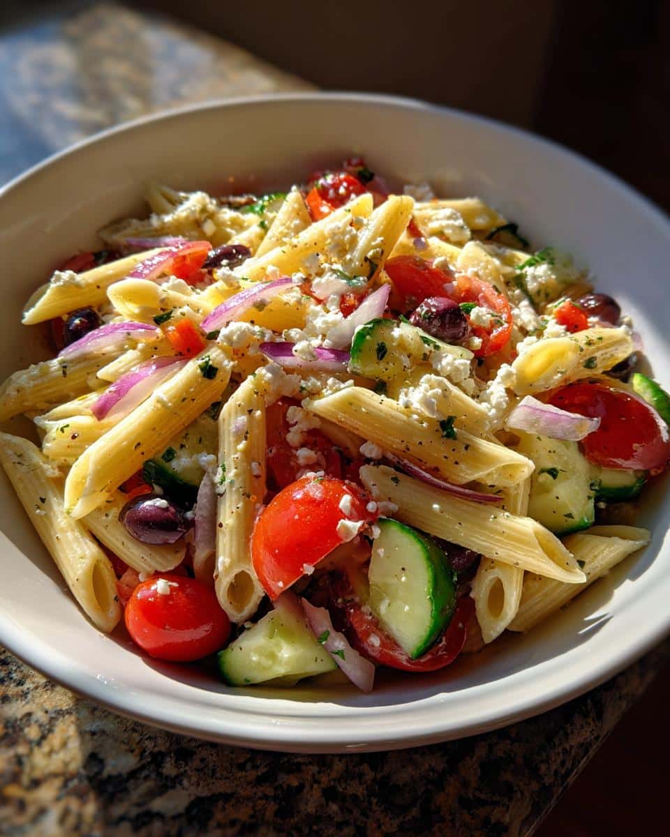 Greek Pasta Salad - detail 2