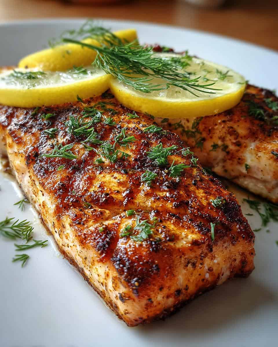 Grilled Salmon - detail 3