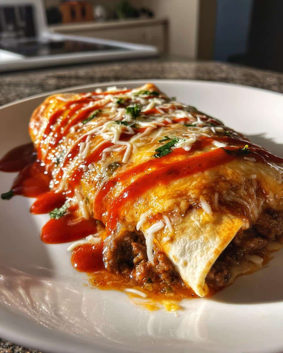Ground Beef Enchiladas - detail 2