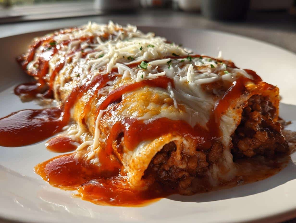 Ground Beef Enchiladas