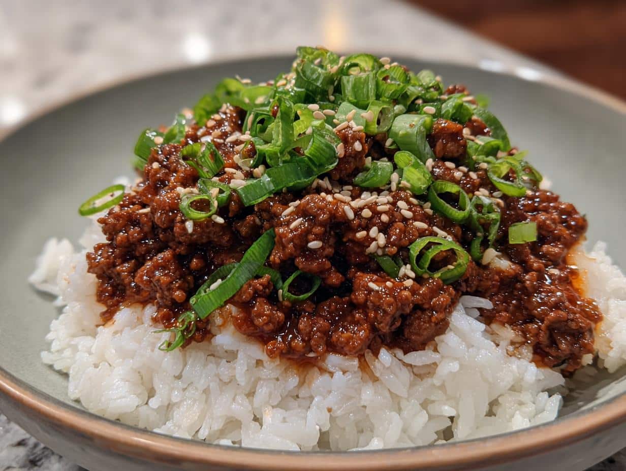 30-Minute Korean Ground Beef Bowl – Irresistibly Flavorful
