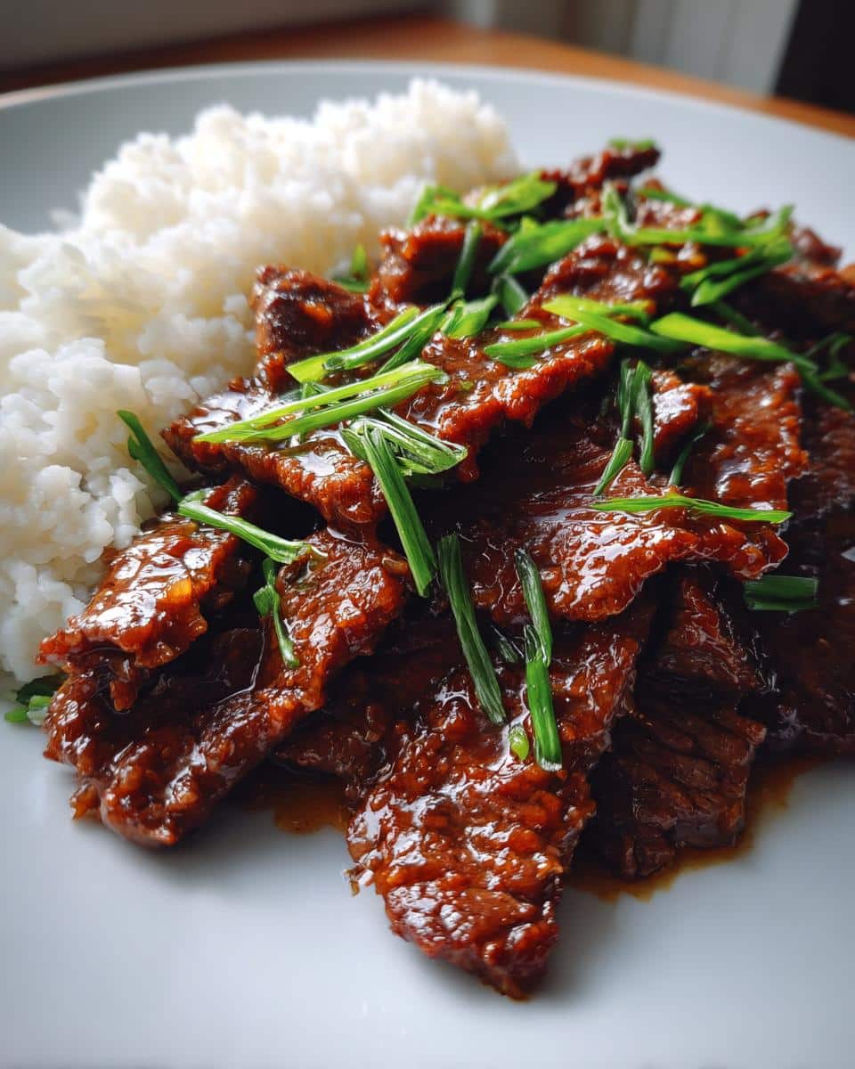 Mongolian Beef - detail 1