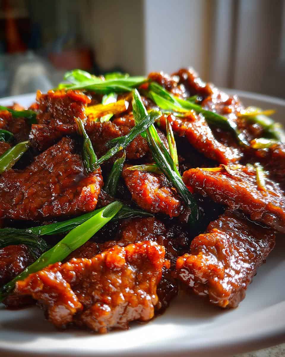 Mongolian Beef - detail 2