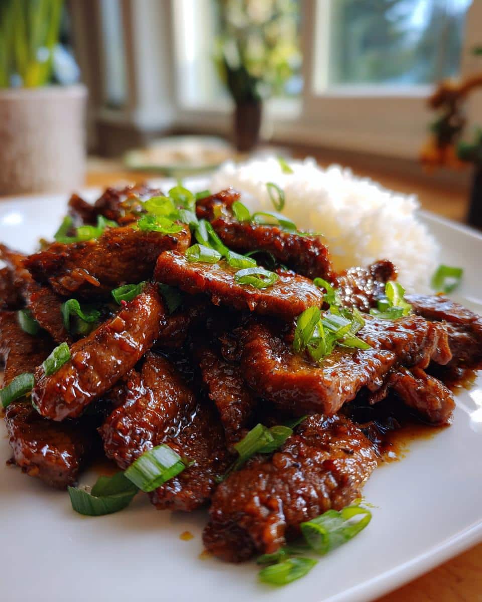 Mongolian Beef - detail 3