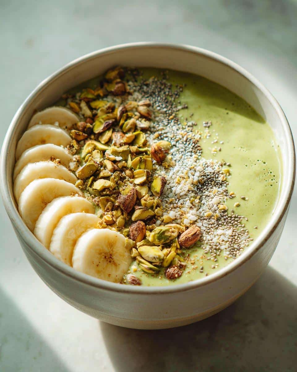 Pistachio Smoothie Bowl - detail 2