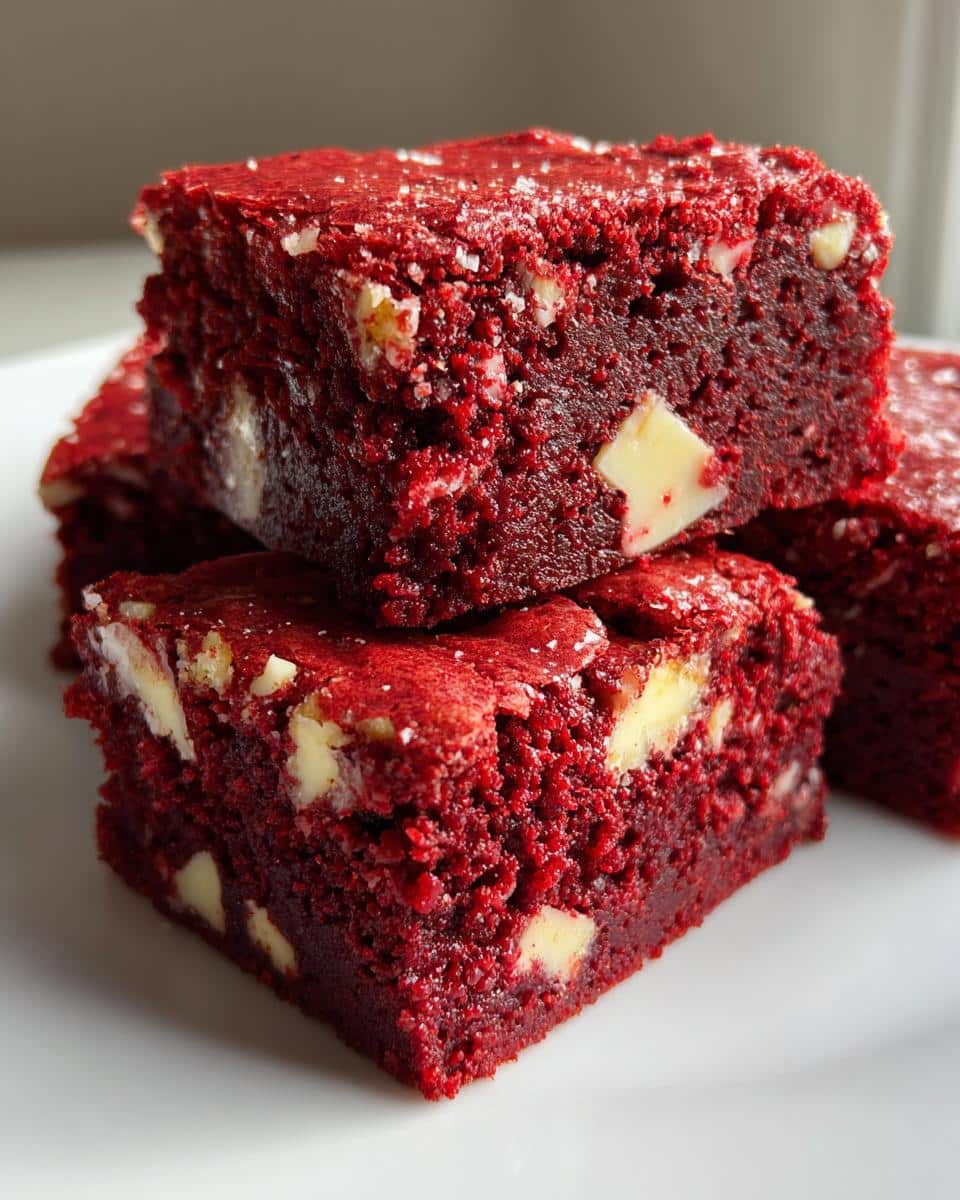 Red Velvet Brownies - detail 2