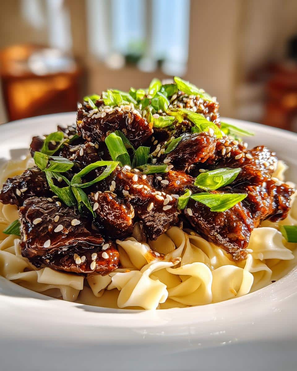 Sticky Beef Noodles - detail 2