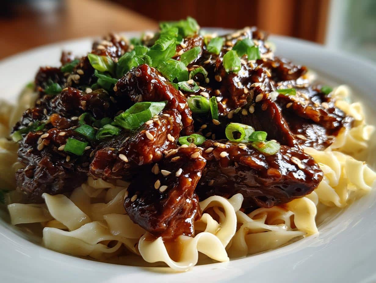 25-Minute Sticky Beef Noodles – Irresistibly Savory & Fast