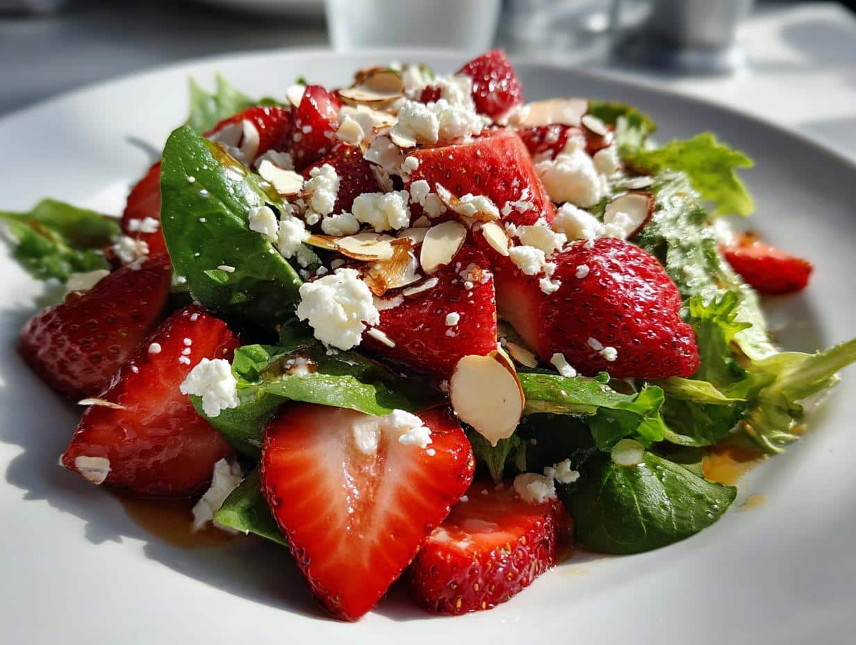 Juicy Strawberry Salad Recipe Ready in Just 10 Minutes