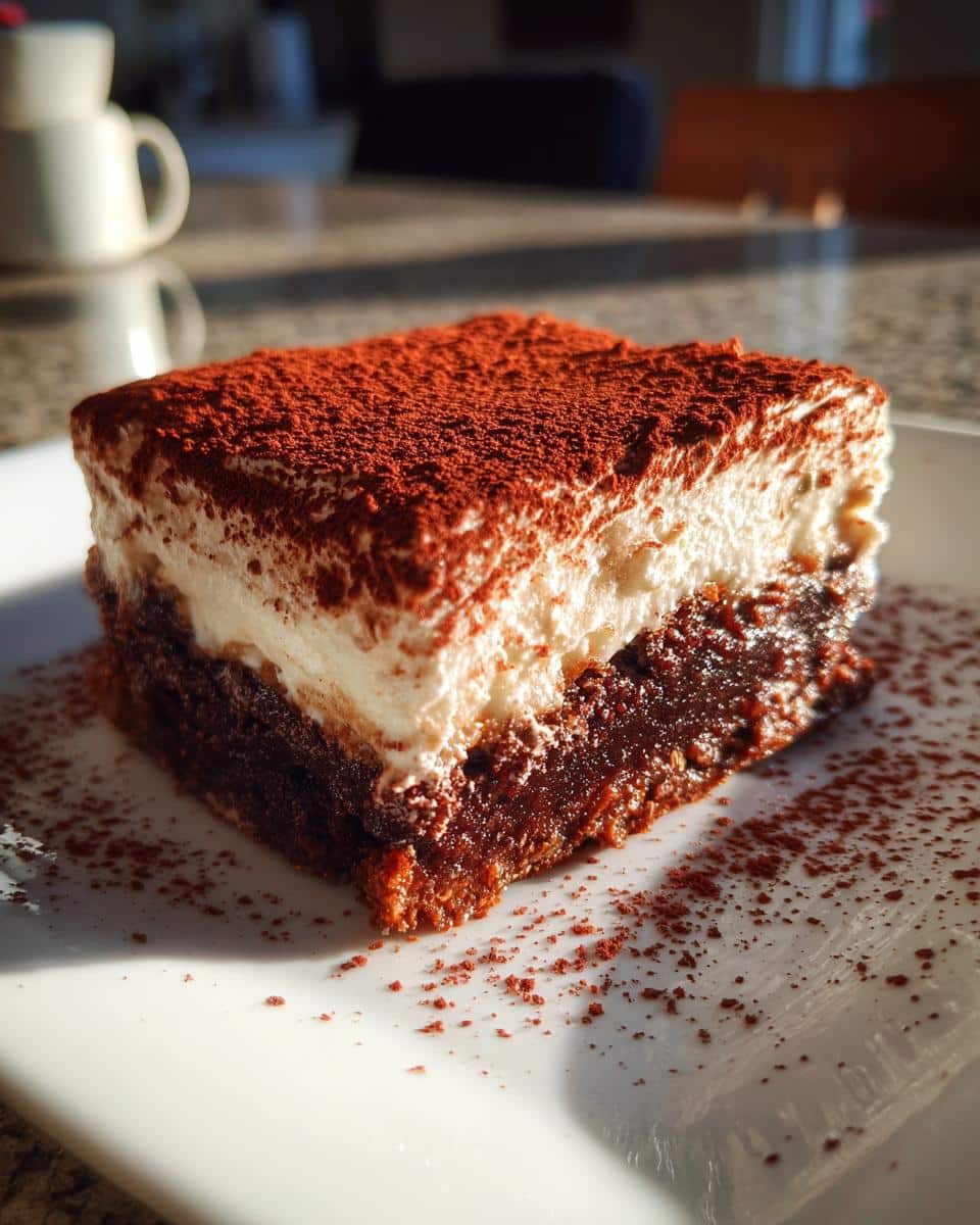 Tiramisu Brownies - detail 1