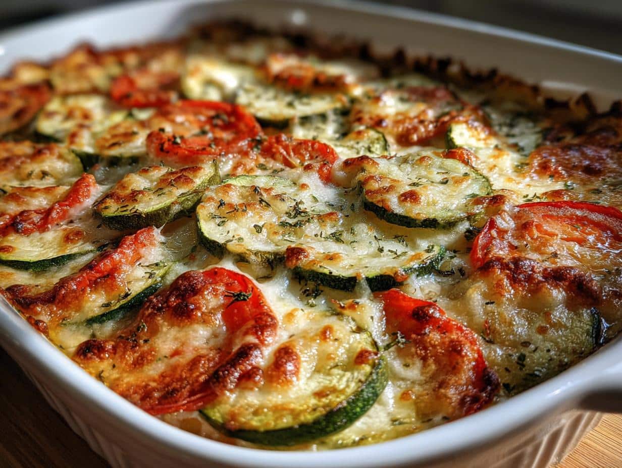 Tomato Zucchini Gratin