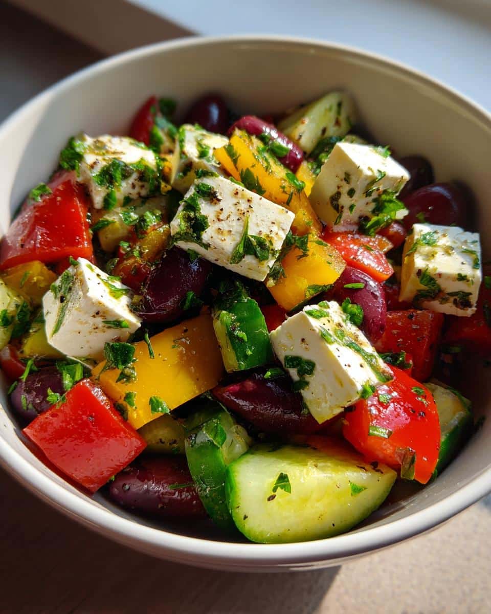 Vegan Greek Salad - detail 2