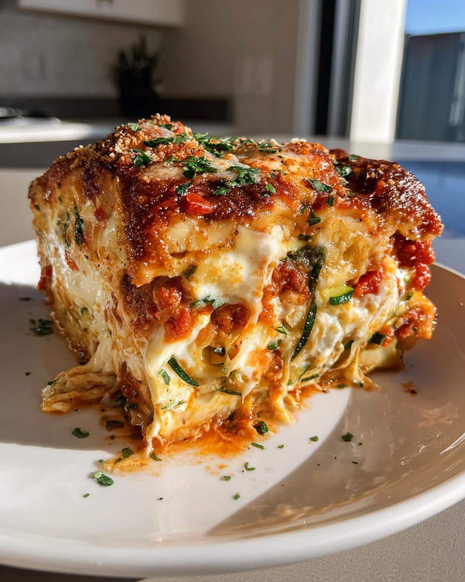 Vegetable Lasagna - detail 3