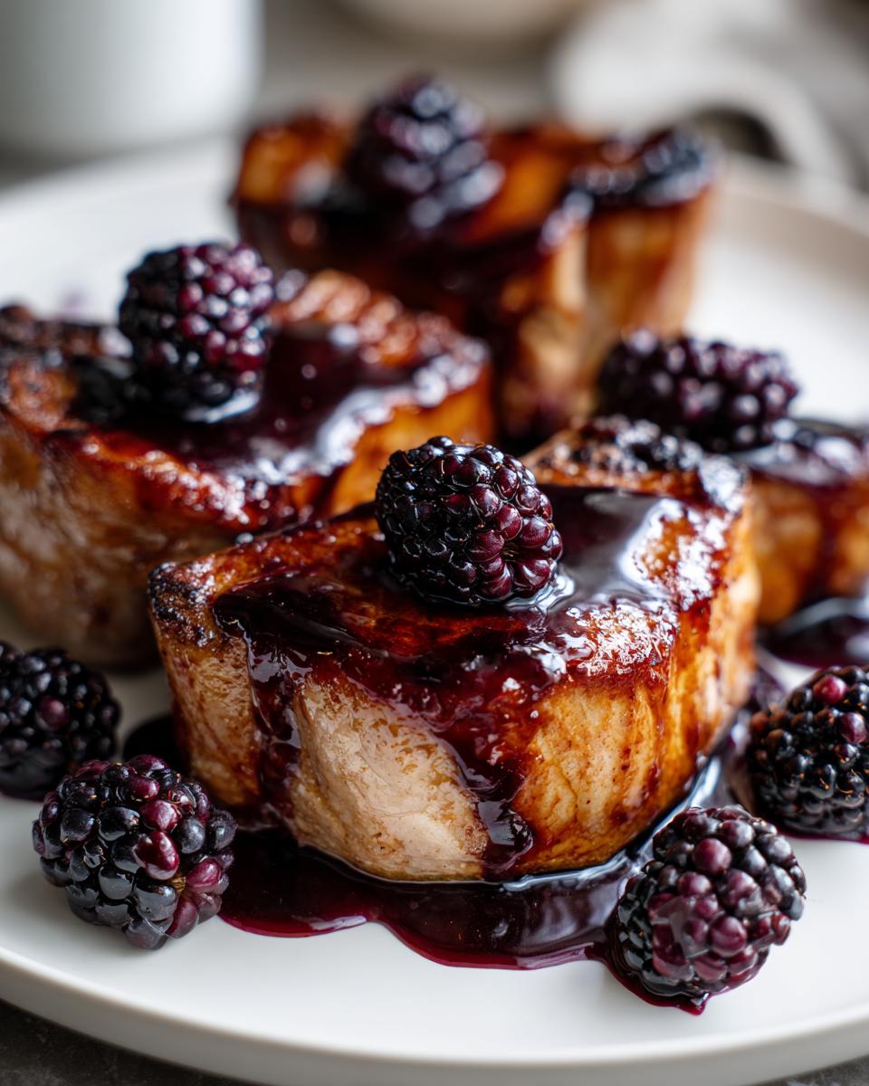 Blackberry Balsamic Pork Chops - detail 2