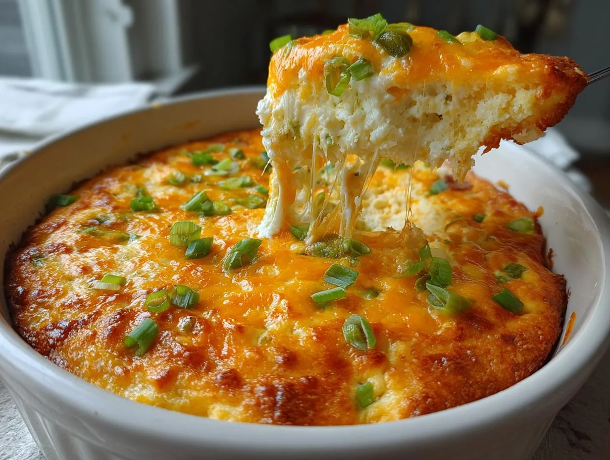 Cheesy Jalapeño Cornbread Dip