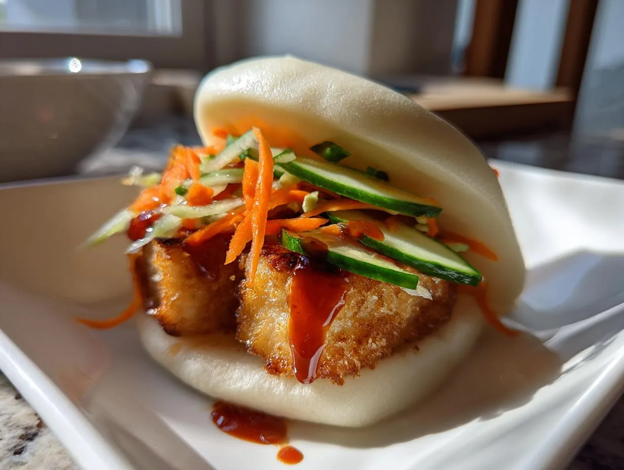 Crispy Tofu Bao Buns