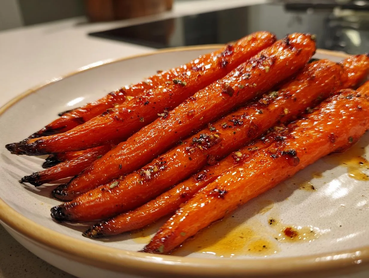 Harissa Roasted Carrots