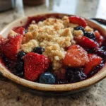 Individual Berry Cobbler