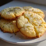 Lemon Lavender Shortbread Cookies