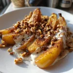Pan-Seared Pears with Honey-Yogurt Sauce