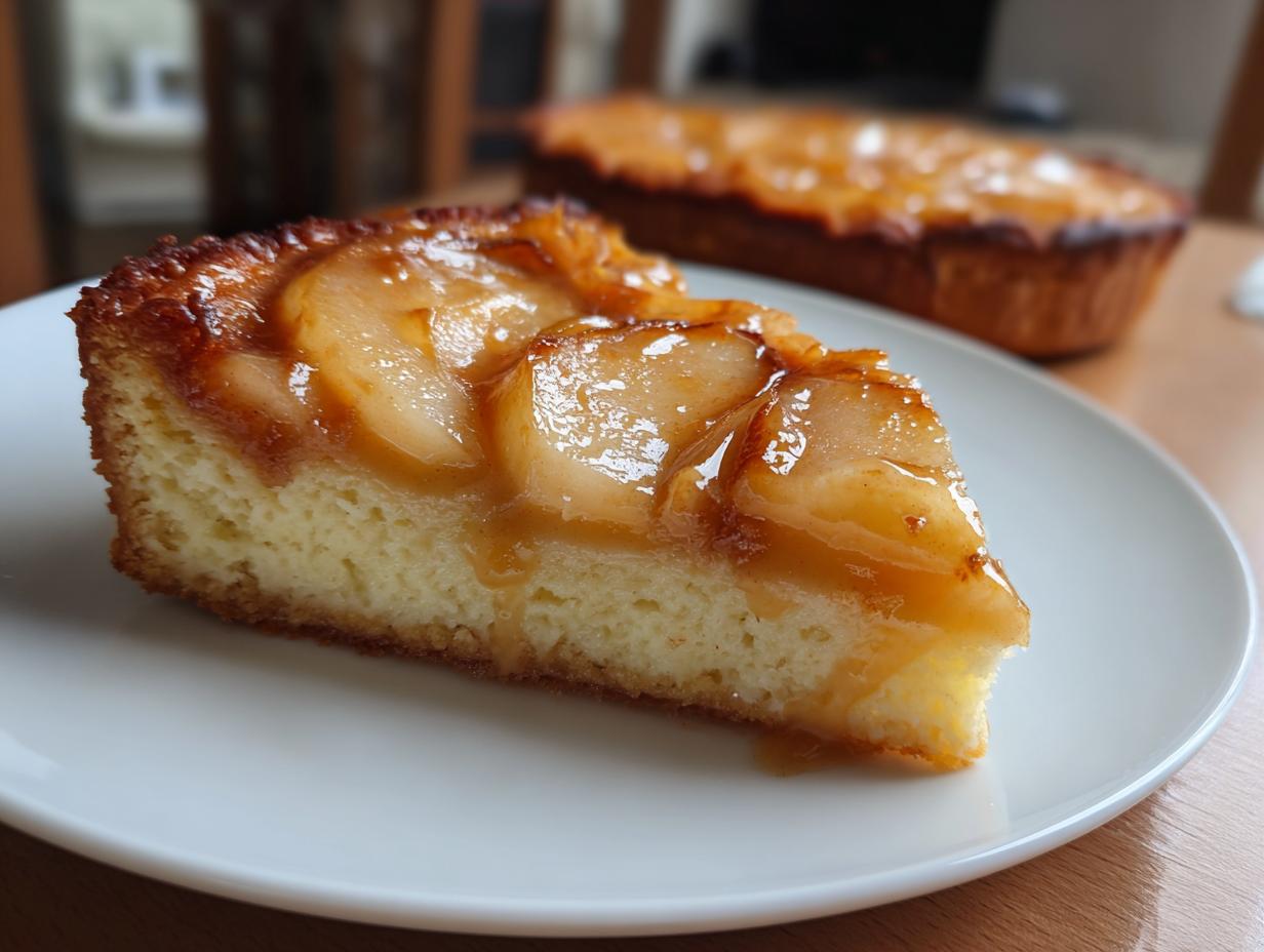 Irresistible Salted Caramel Pear Tart in 3 Simple Steps