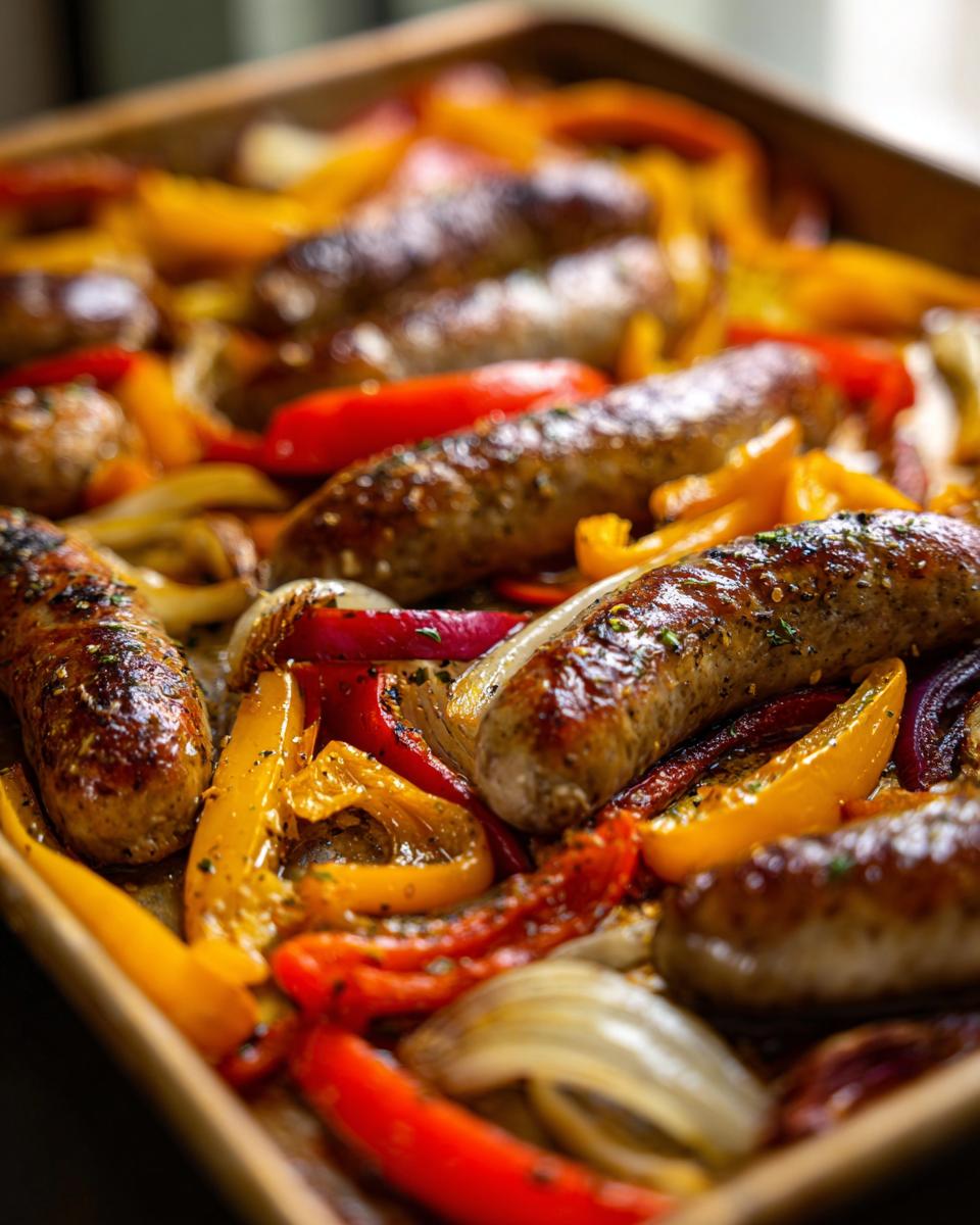 Sheet-Pan Sausage and Peppers - detail 2