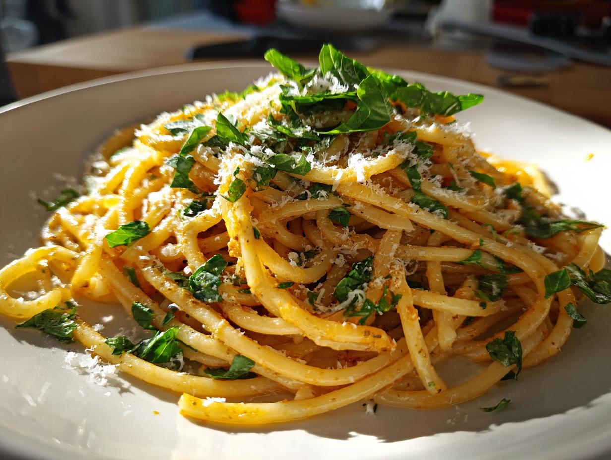 Easy 15-Minute Lemon Basil Pasta