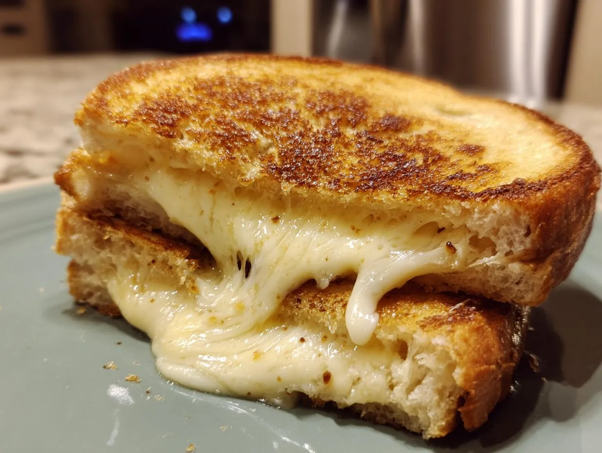 Smoked Gouda and Ale Grilled Cheese