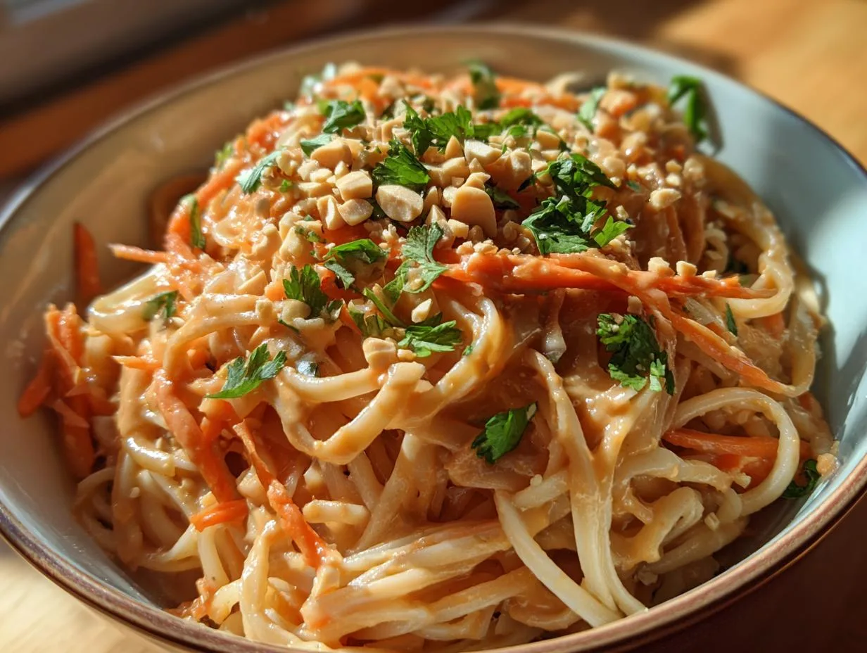 Spicy Peanut Noodle Salad