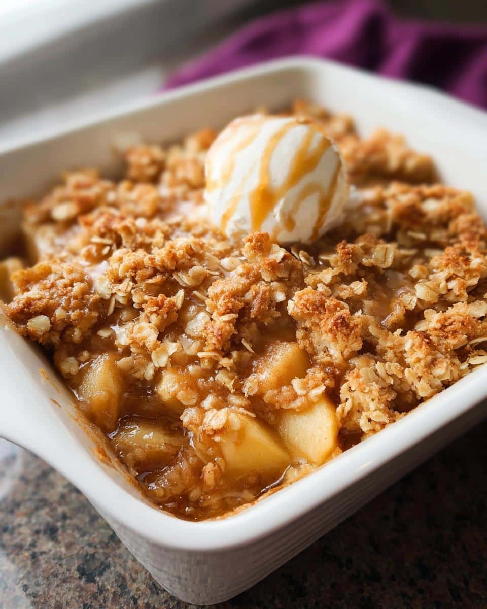 apple crisp recipe - detail 1