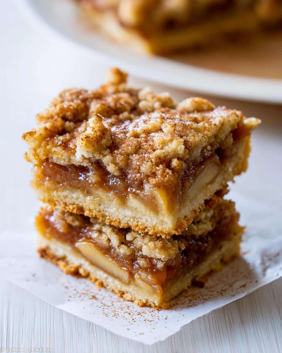 apple pie bars recipe - detail 1