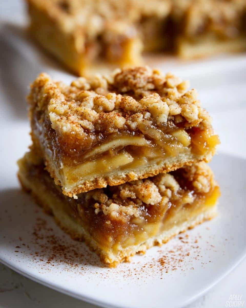 apple pie bars recipe - detail 2
