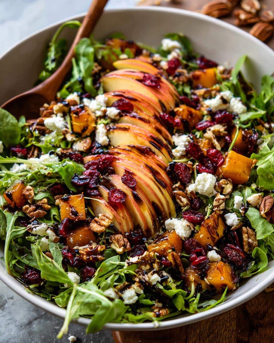 autumn harvest salad recipe - detail 3