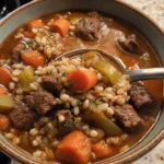 beef and barley stew recipe
