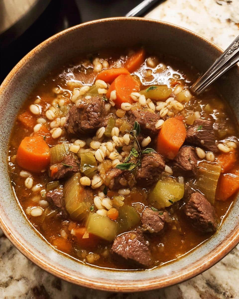 beef and barley stew recipe - detail 2