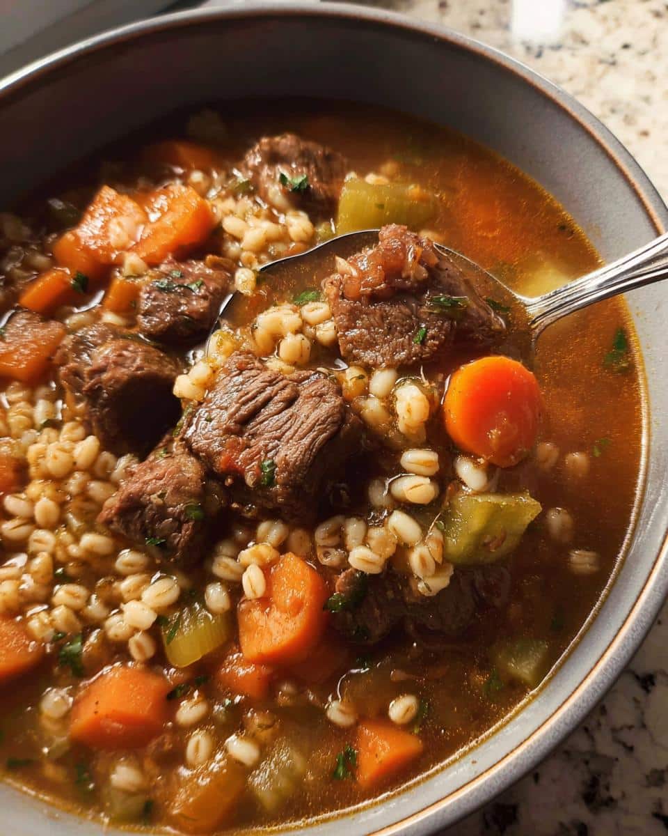 beef and barley stew recipe - detail 3