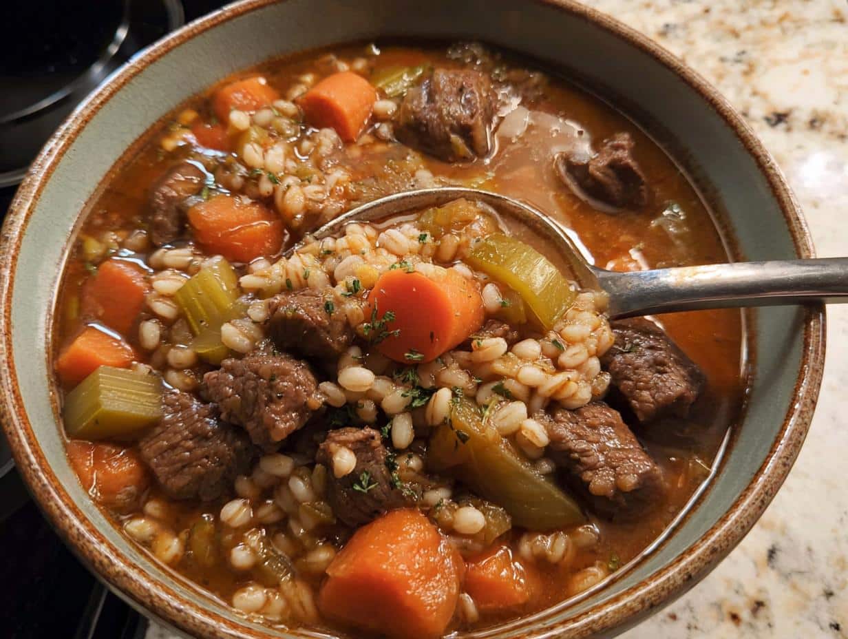 Hearty 1-Hour Beef and Barley Stew Recipe for Soul-Warming Comfort