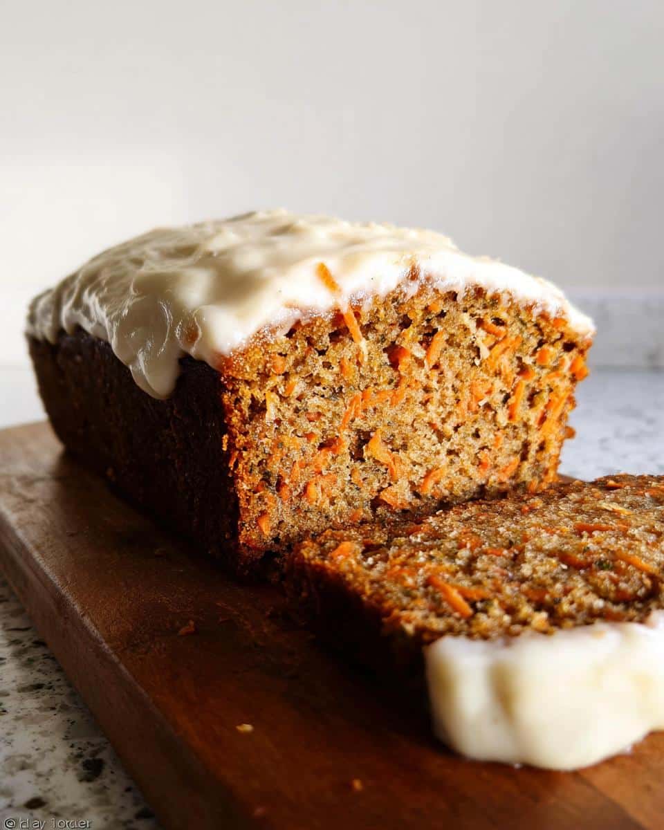 carrot cake loaf recipe - detail 3
