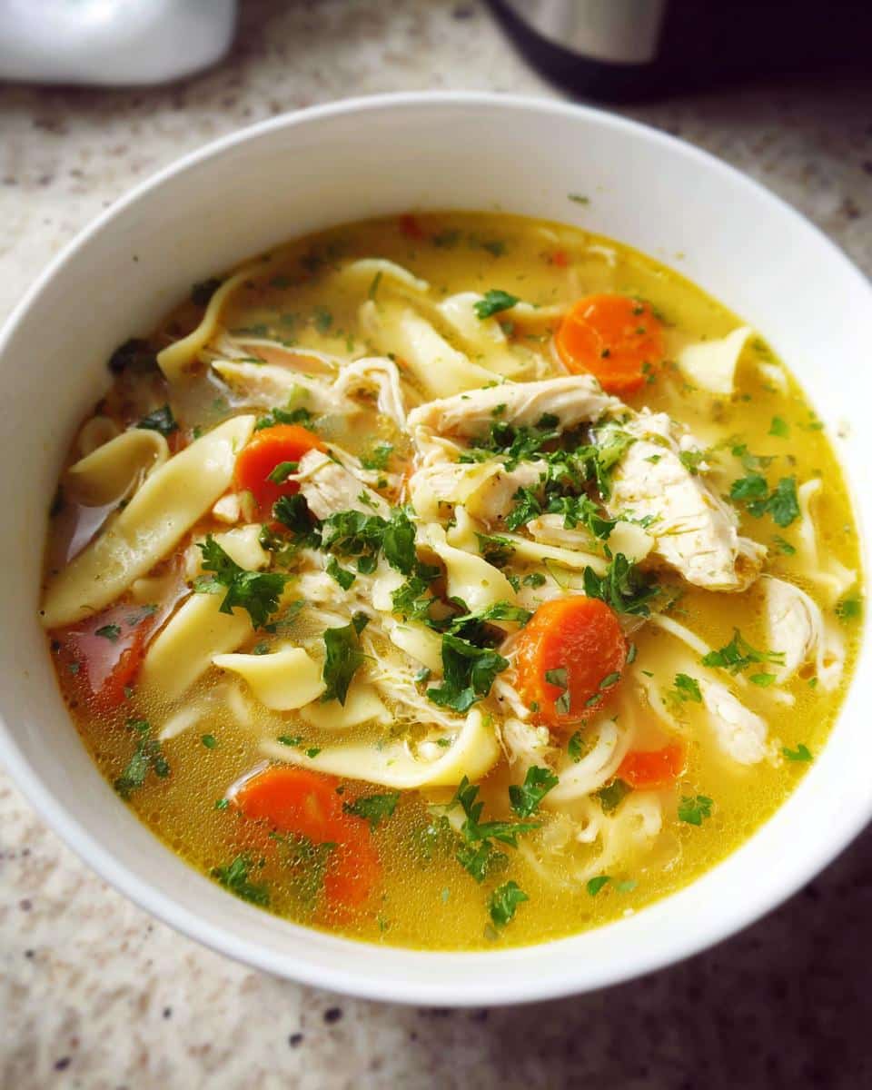 chicken noodle soup recipe - detail 3
