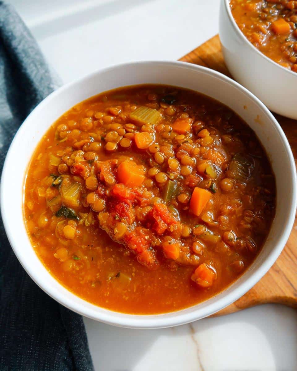 lentil soup recipe - detail 1