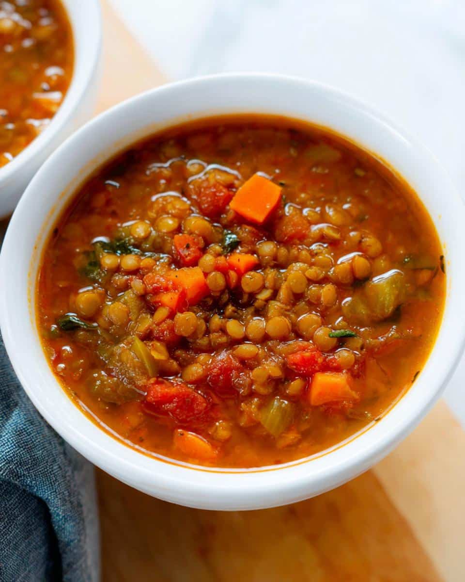 lentil soup recipe - detail 3
