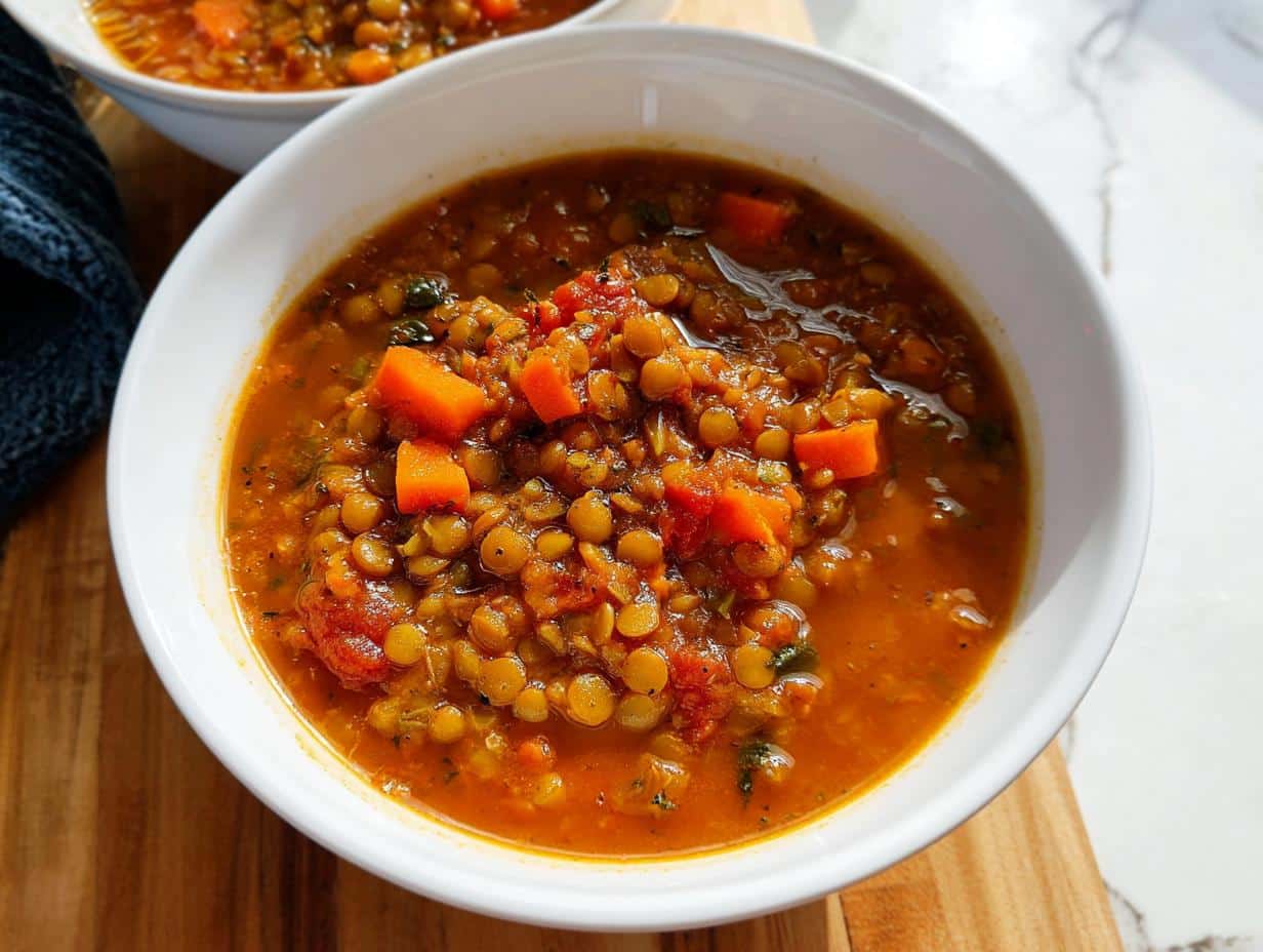 Hearty Lentil Soup Recipe in 30 Minutes | Soul-Warming!