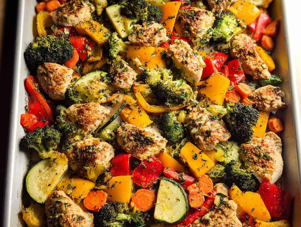 sheet pan chicken and veggies recipe