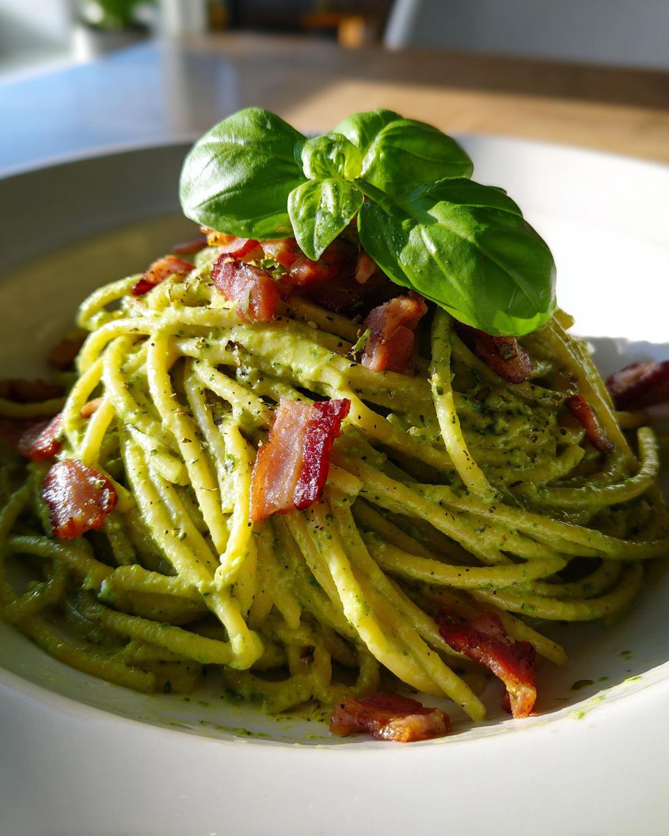 avocado carbonara - detail 1