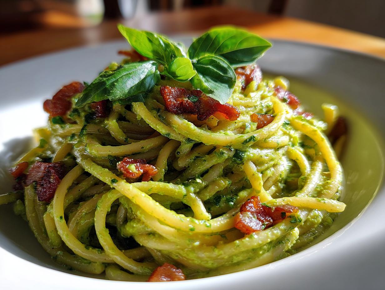 Creamy Avocado Carbonara in Just 20 Minutes